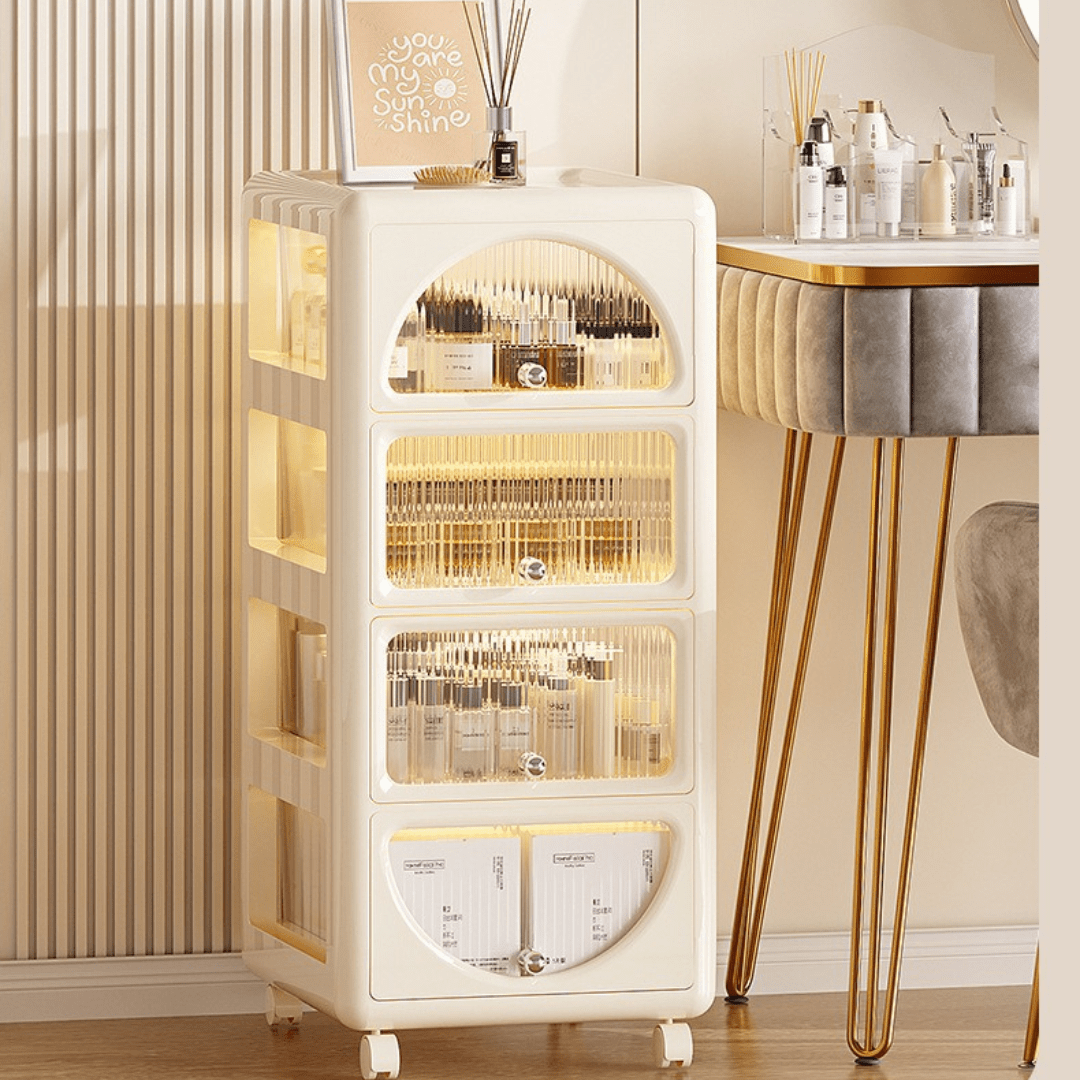 Multi Layer Rolling Storage Cabinet