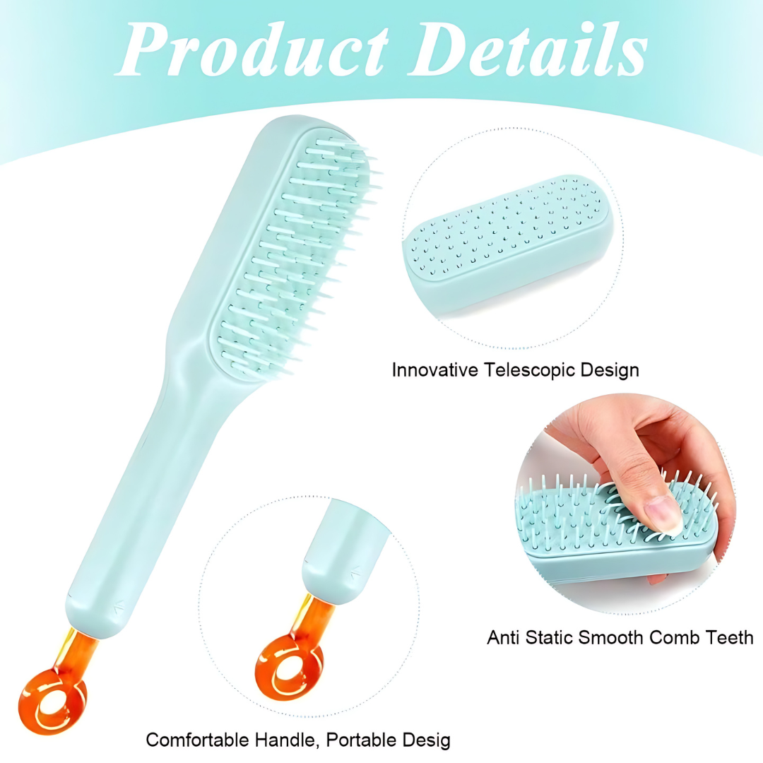 Self-Cleaning Massage Comb
