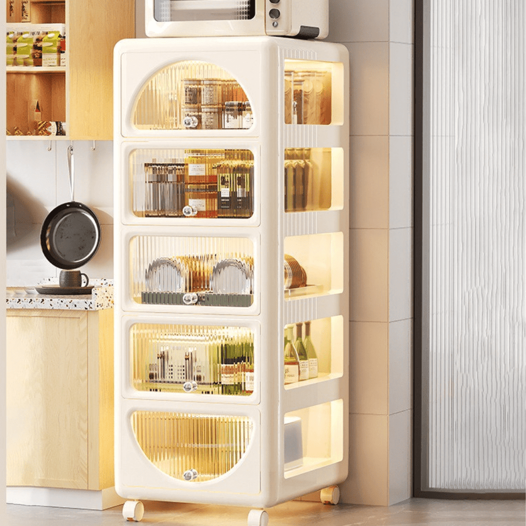 Multi Layer Rolling Storage Cabinet