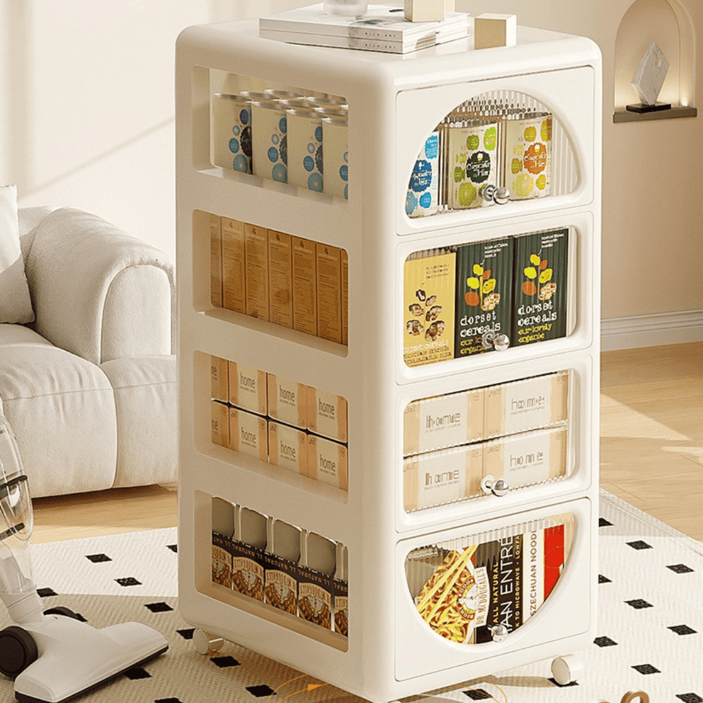 Multi Layer Rolling Storage Cabinet