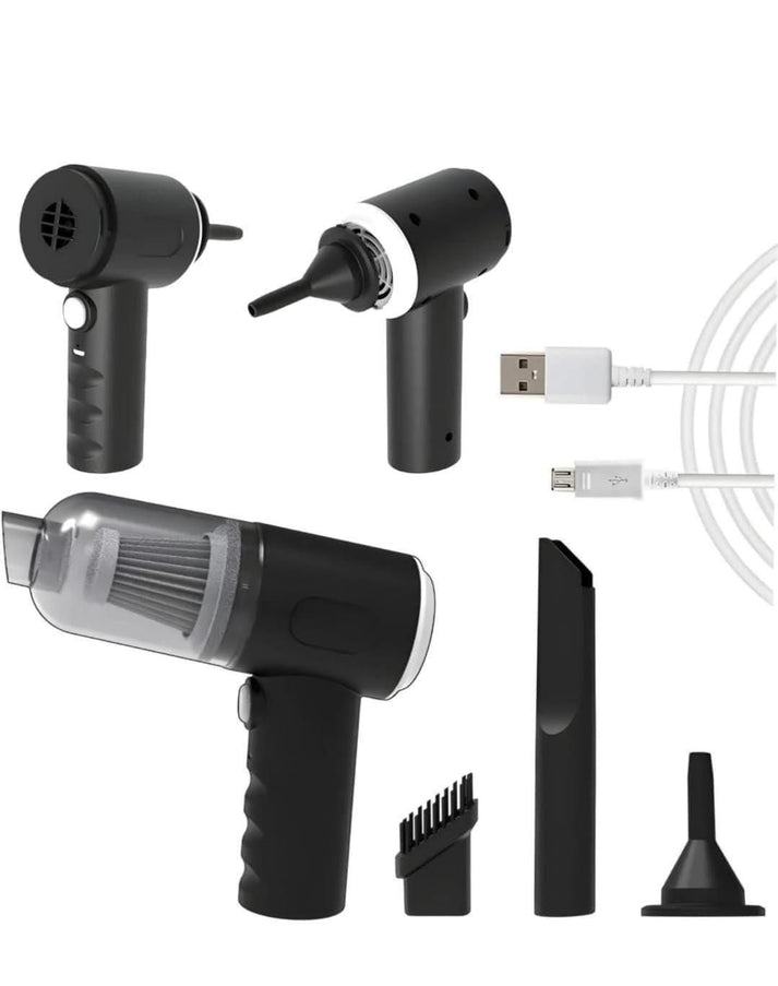 Portable Vacuum Suction Cleaner & Wireless Air Duster