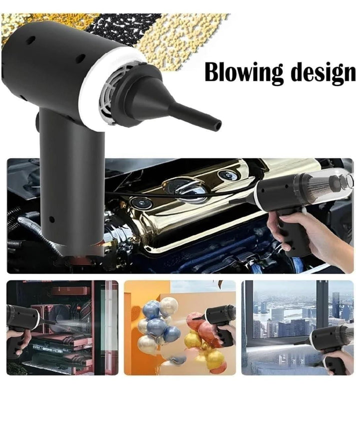 Portable Vacuum Suction Cleaner & Wireless Air Duster