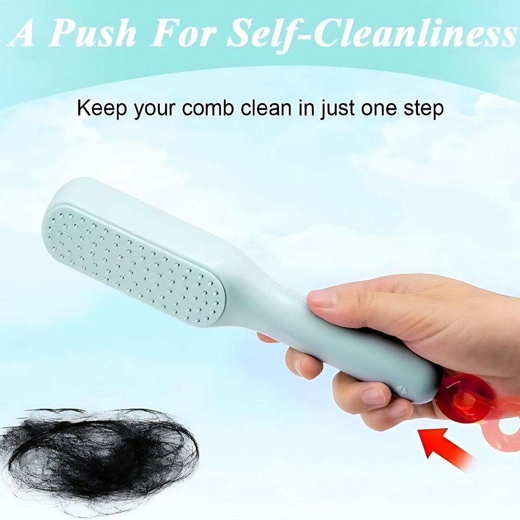 Self-Cleaning Massage Comb