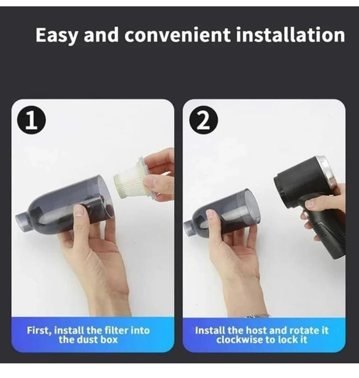 Portable Vacuum Suction Cleaner & Wireless Air Duster