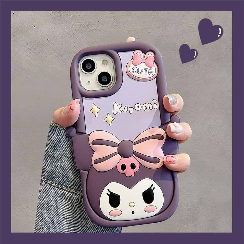 Cute Butterfly Anti-Fall Soft Silicone Case - iPhone 15 Pro