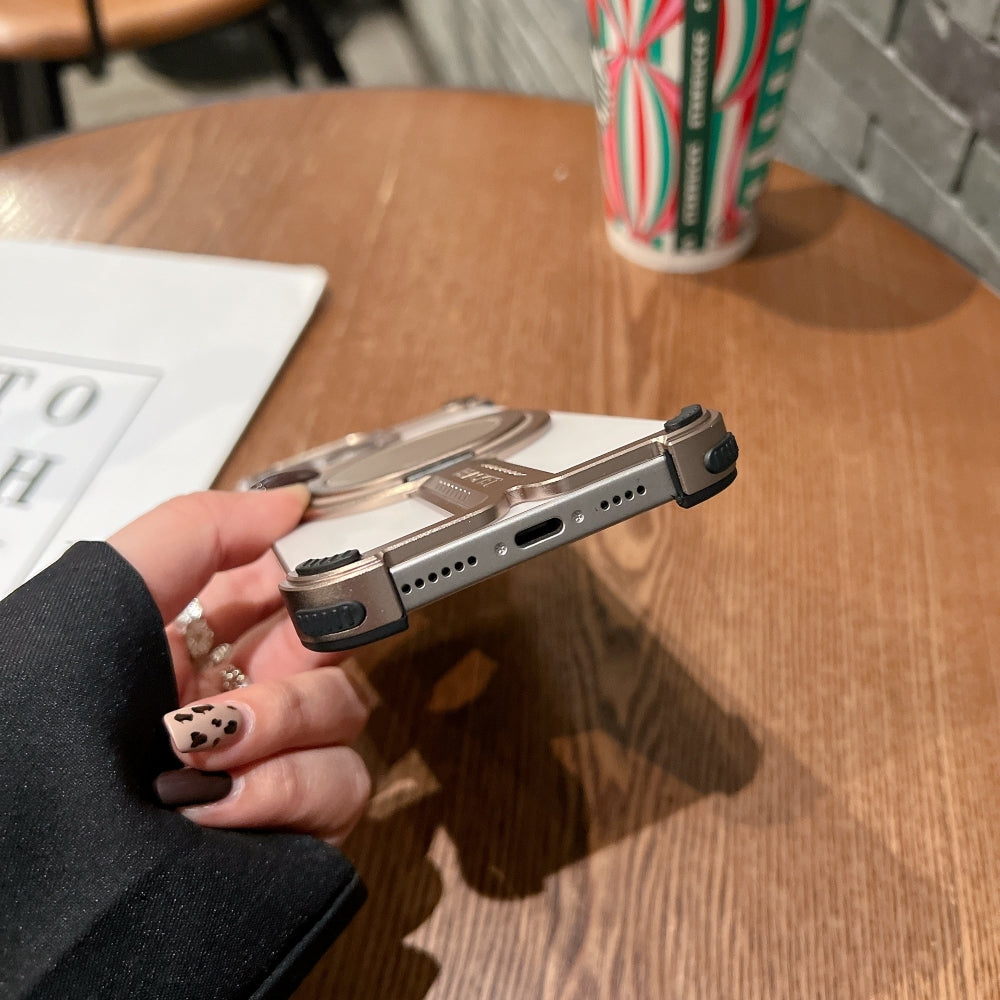 Unique Personalized Aluminum Alloy Stand Phone Case - iPhone 16 Pro Max