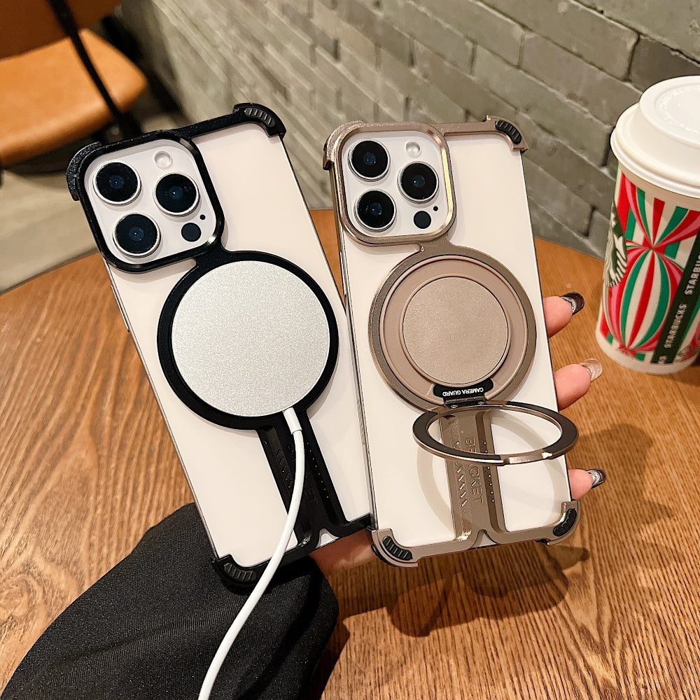 Unique Personalized Aluminum Alloy Stand Phone Case - iPhone 16 Pro Max