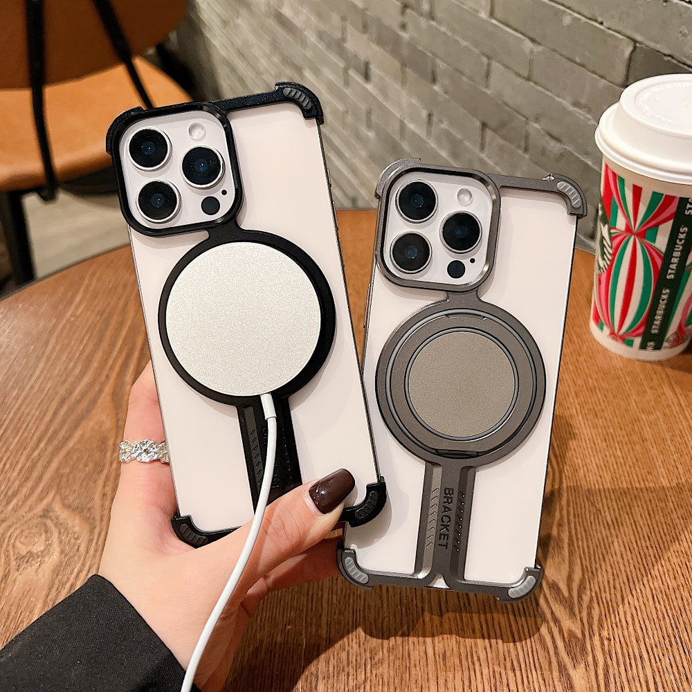 Unique Personalized Aluminum Alloy Stand Phone Case - iPhone 16 Pro Max