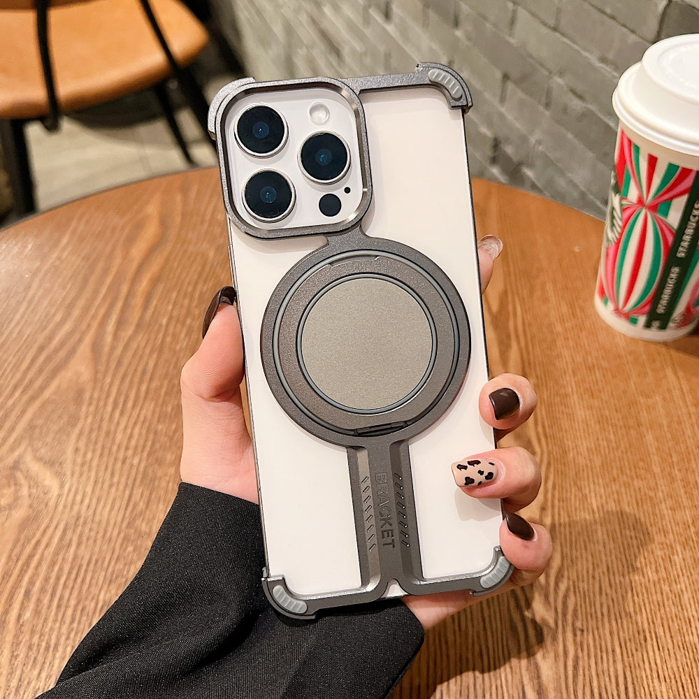 Unique Personalized Aluminum Alloy Stand Phone Case - iPhone 16 Pro Max