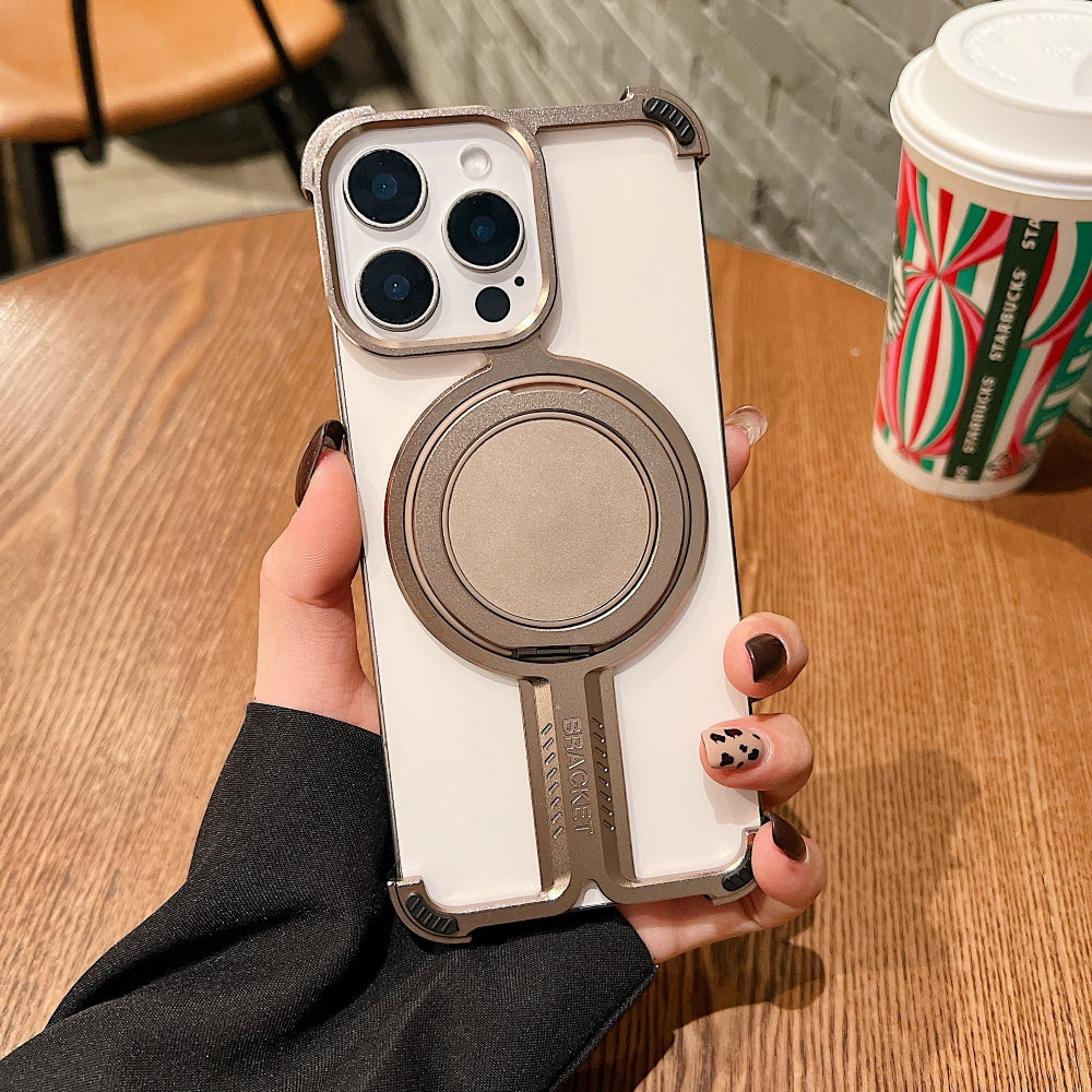 Unique Personalized Aluminum Alloy Stand Phone Case - iPhone 16 Pro Max