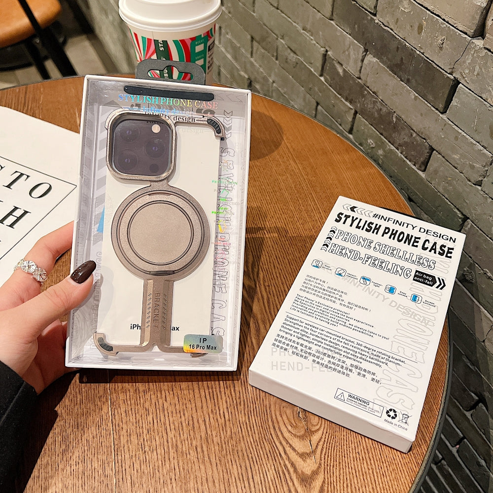 Unique Personalized Aluminum Alloy Stand Phone Case - iPhone 16 Pro Max