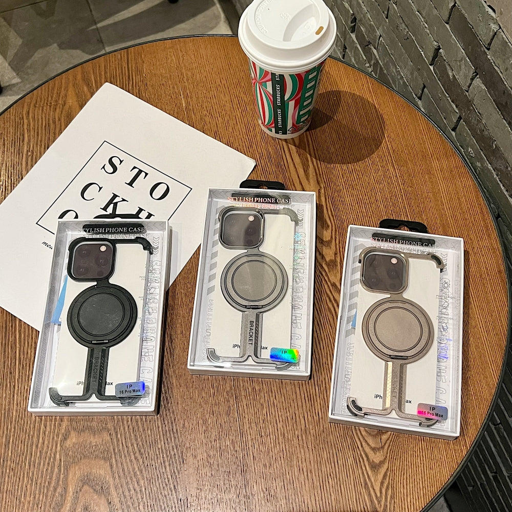 Unique Personalized Aluminum Alloy Stand Phone Case - iPhone 16 Pro Max
