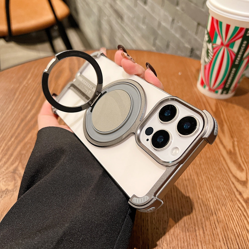 Unique Personalized Aluminum Alloy Stand Phone Case - iPhone 16 Pro Max