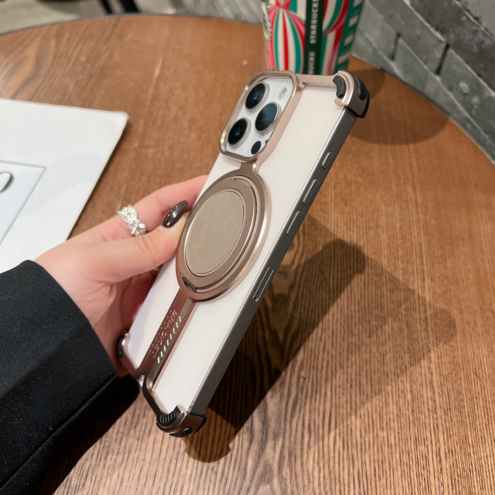 Unique Personalized Aluminum Alloy Stand Phone Case - iPhone 16 Pro Max