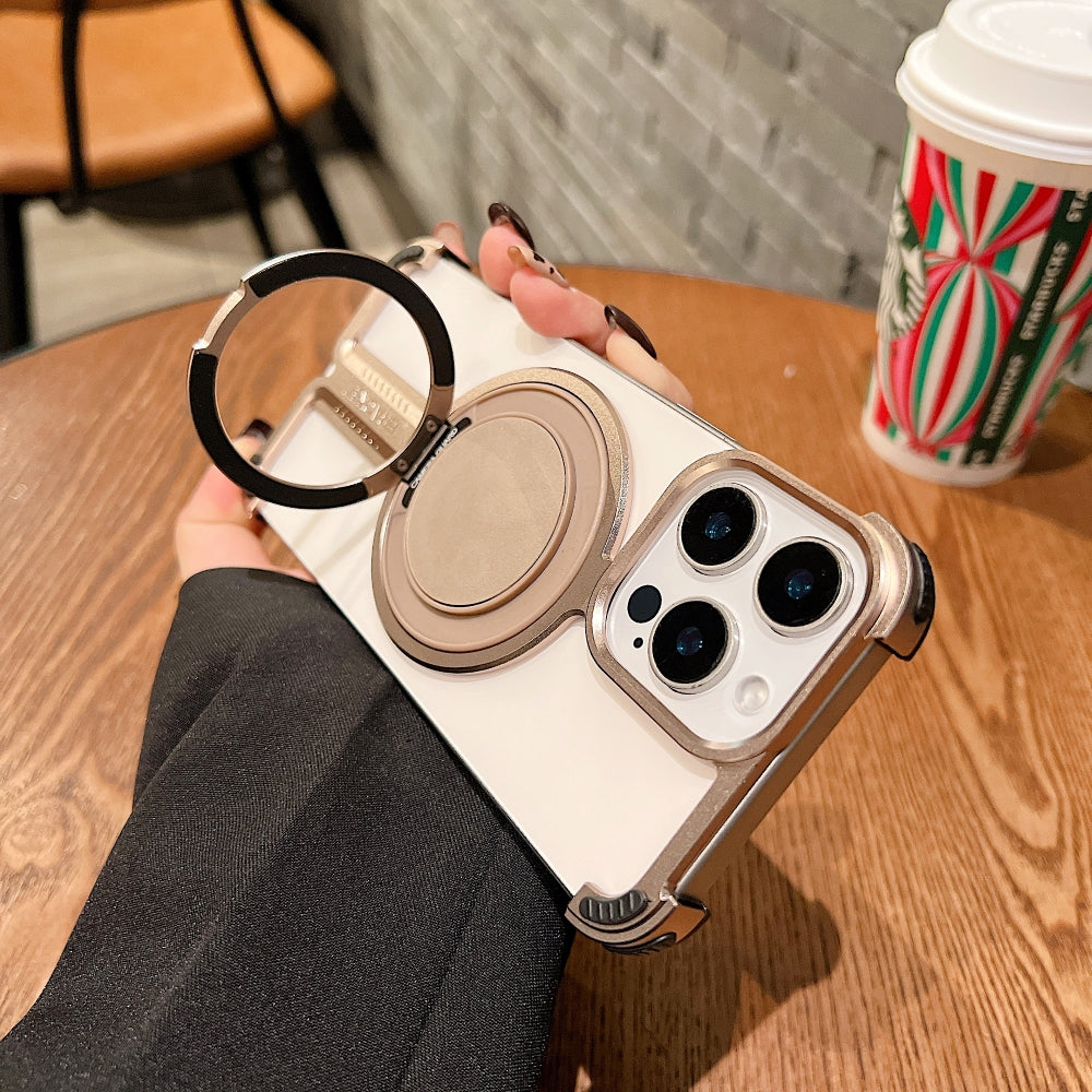 Unique Personalized Aluminum Alloy Stand Phone Case - iPhone 16 Pro Max