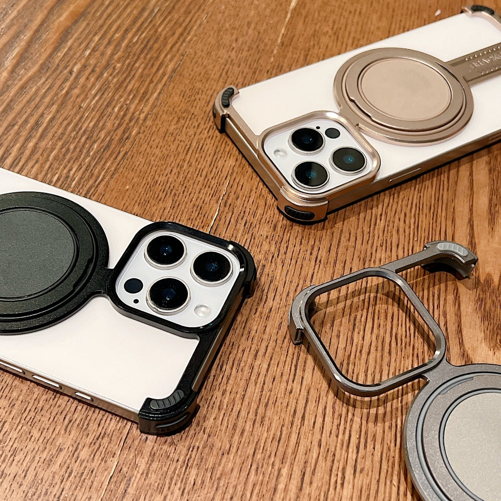 Unique Personalized Aluminum Alloy Stand Phone Case - iPhone 16 Pro Max