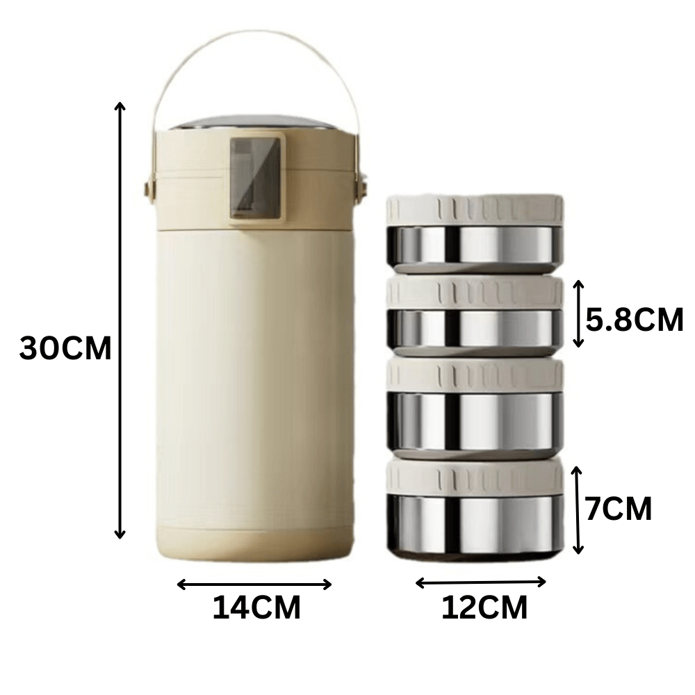 Large-Capacity Multi-Layer Lunch Box