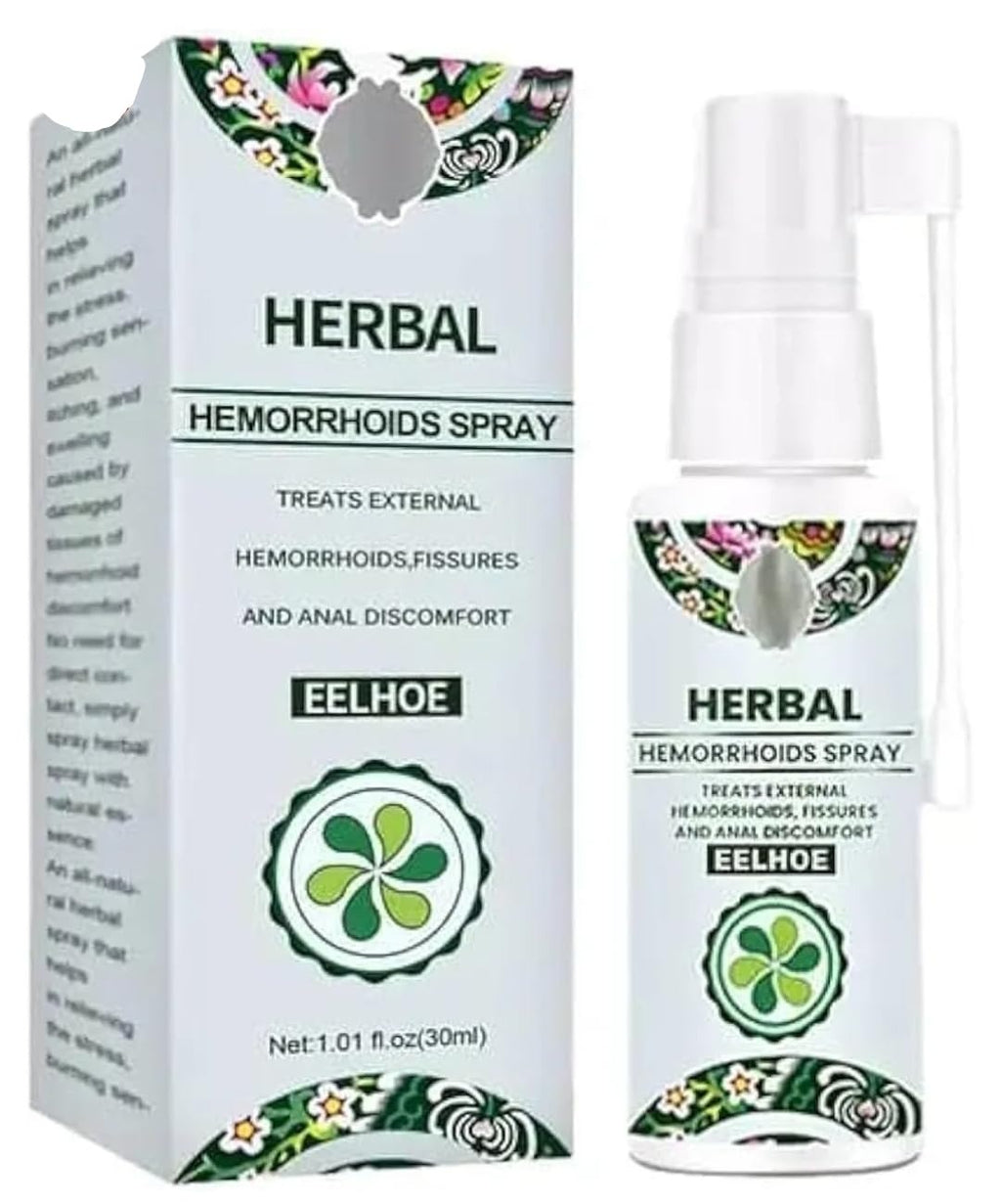 Herbal Piles & Fissure Pain Relief Spray Natural Bawasir Care Oil for Hemorrhoids