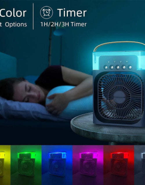 Portable Humidifier Air Cooler Mist Fan Mini Cooler for Home